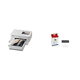 Canon SELPHY CP1500 Mini Fotodrucker (Druck bis Postkartengröße 10x15cm, USB-C, WLAN, kabellos) weiß,…