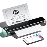 Phomemo M08F A4 Tragbarer Thermodrucker, unterstützt 21 x 29,7 cm A4 Thermopapier, kabellose mobile…