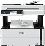 Epson EcoTank ET-M3180 Monochrom Tintenstrahldrucker, A4, 1200 x 2400 DPI, Schwarz/Grau, einheitsgröße