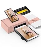 Liene Fotodrucker Smartphone, 10X15 WiFi Sofortbilddrucker für PC/iPhone/Android, Tintenpatronen und…