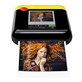 Polaroid WiFi Wireless 3x4 Mobiler Fotodrucker (gelb) mit LCD-Touchscreen, kompatibel mit iOS & Android.