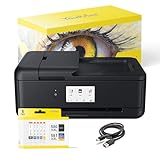 YouPrint Bundle TS9550 Tintenstrahldrucker Multifunktionsgerät (A3 Drucker, Scanner, Kopierer) mit 5…