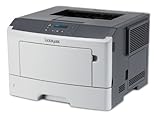 Lexmark MS410D Laserdrucker (1200 dpi, USB 2.0, 54 dB(A), DIN A4) graphit/weiß