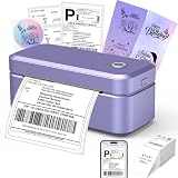 Abelmark DHL Etikettendrucker Bluetooth, Label Printer 4x6 Thermodrucker, Versandetiketten Drucker für…
